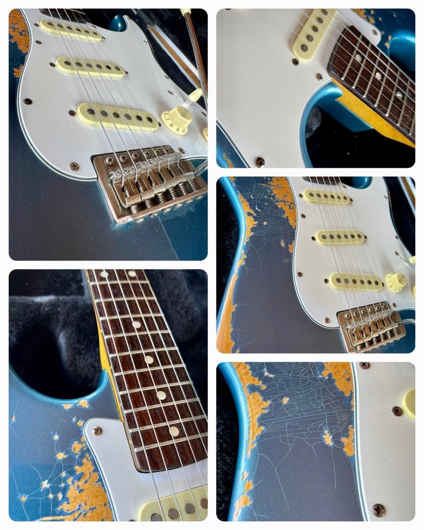 ハードレリック '62ストラトタイプアルダーボディ/アルニコPU / L.P.B