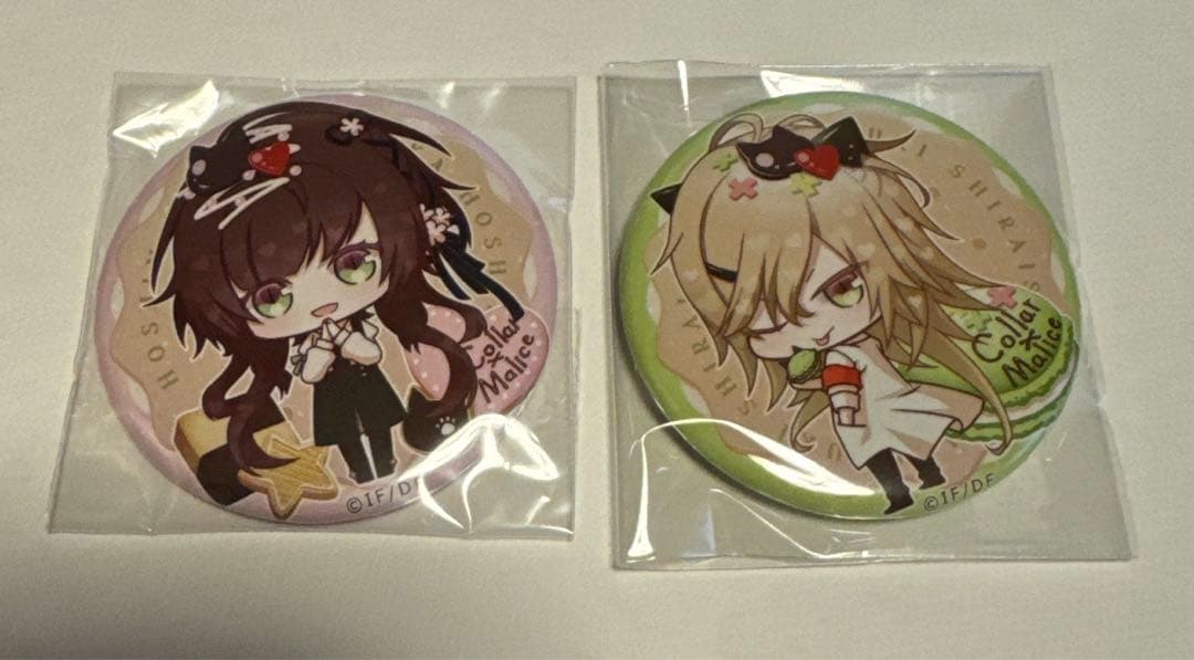 Collar×Malice カラマリ スクエア缶バッジ バースデー 岡崎契 Collar