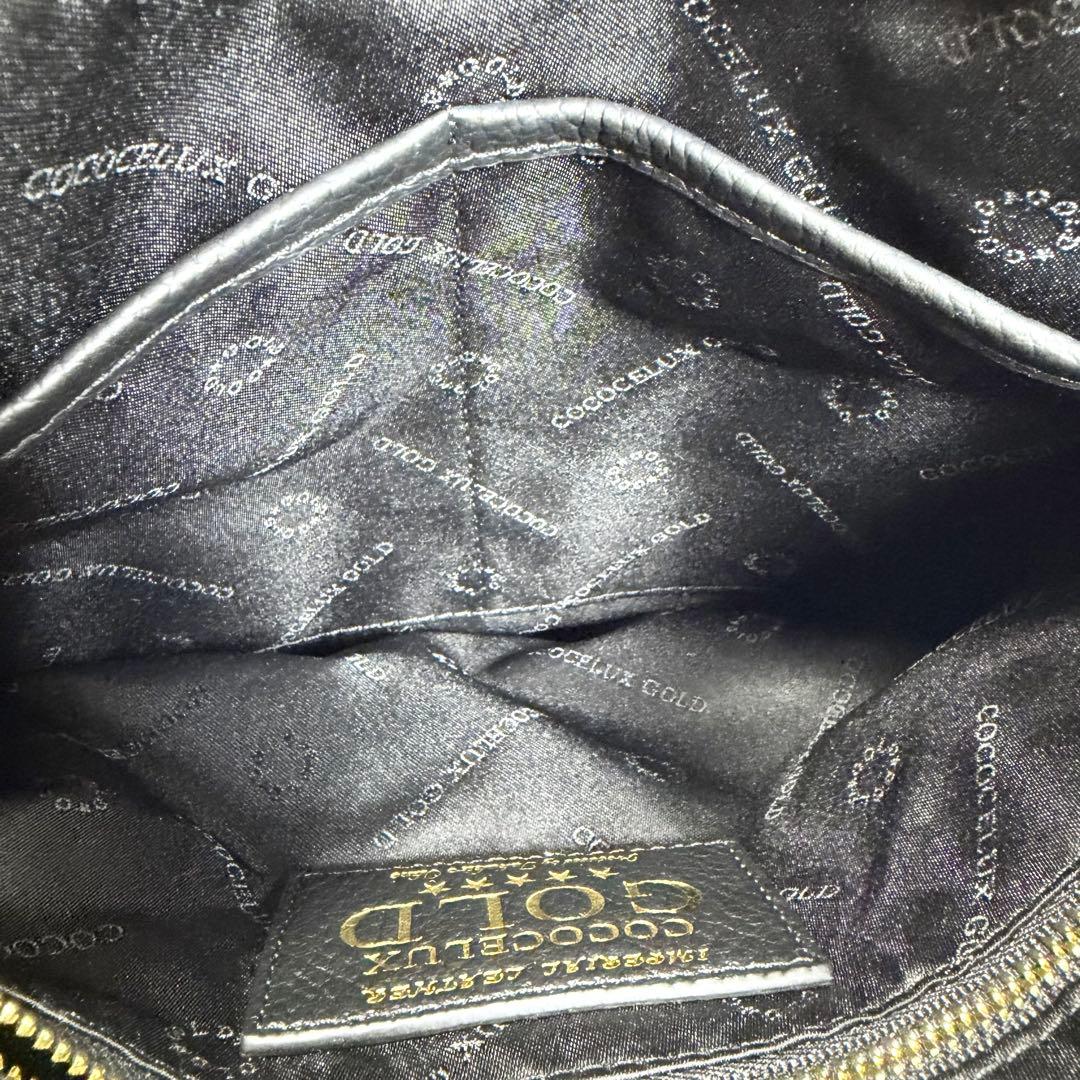 【未使用品】2025SS COCOCELUXGOLD ナイロン ショルダーバッグ