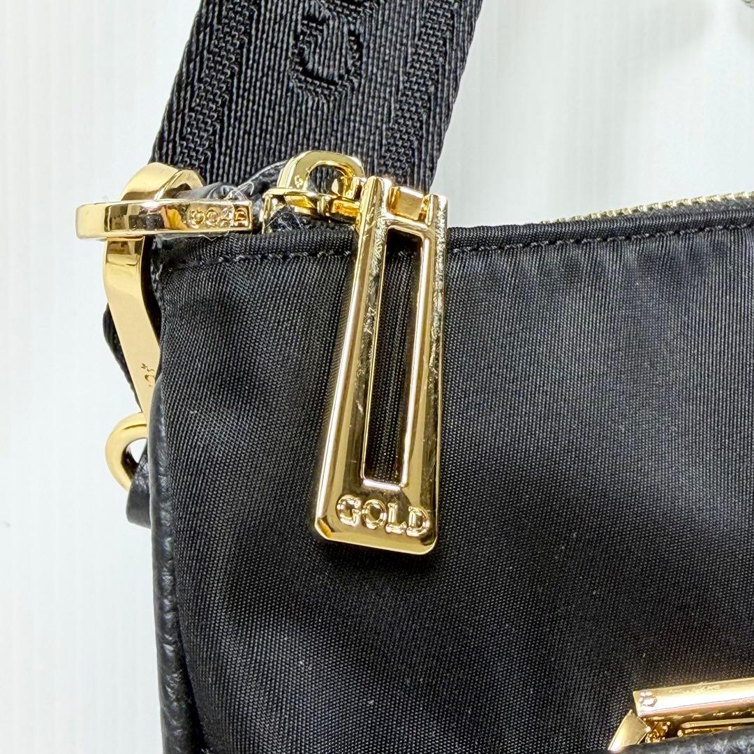 【未使用品】2025SS COCOCELUXGOLD ナイロン ショルダーバッグ