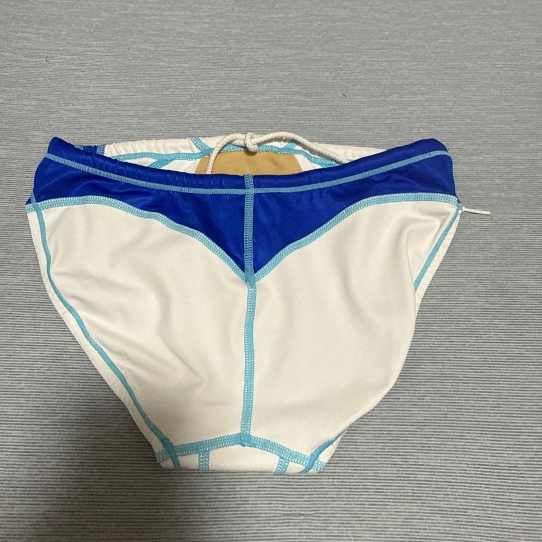 激レア状態良】Mizuno 競泳水着 ホワイト/ブルー