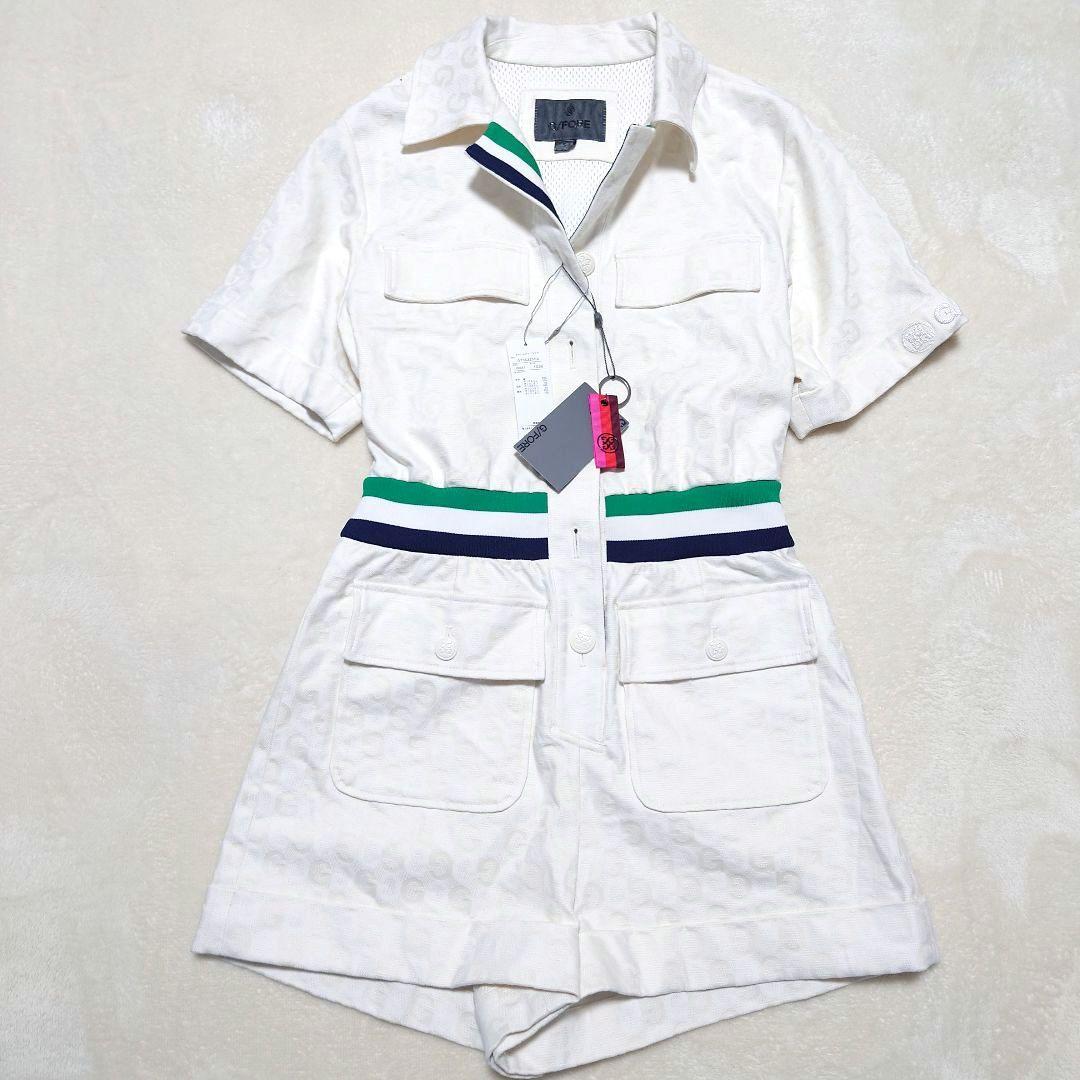 【新品・未使用】定価121,000 ジーフォア ゴルフウェア ワンピース 総柄