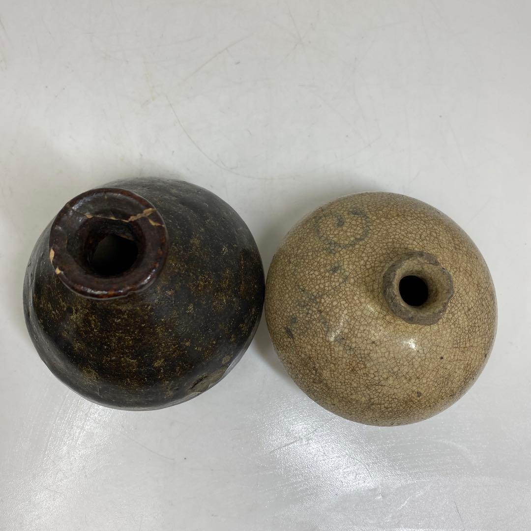 約300〜400年前 古唐津 黒高麗 高麗青磁 油壺5点