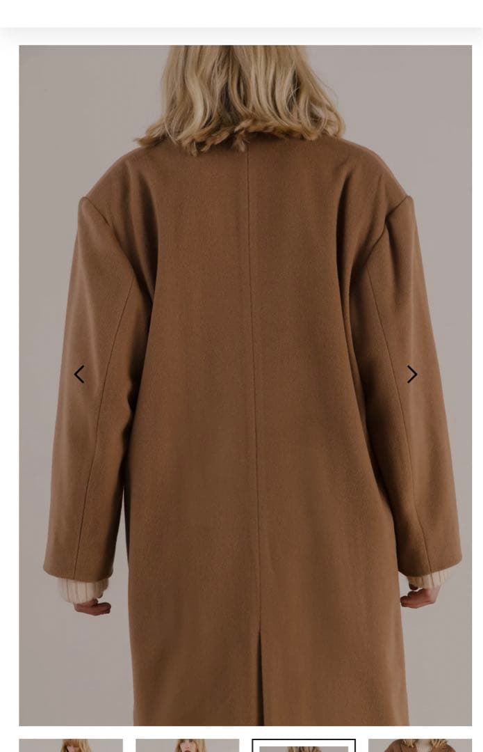 THE TOE Moeckeberg Coat ベージュ mサイズ