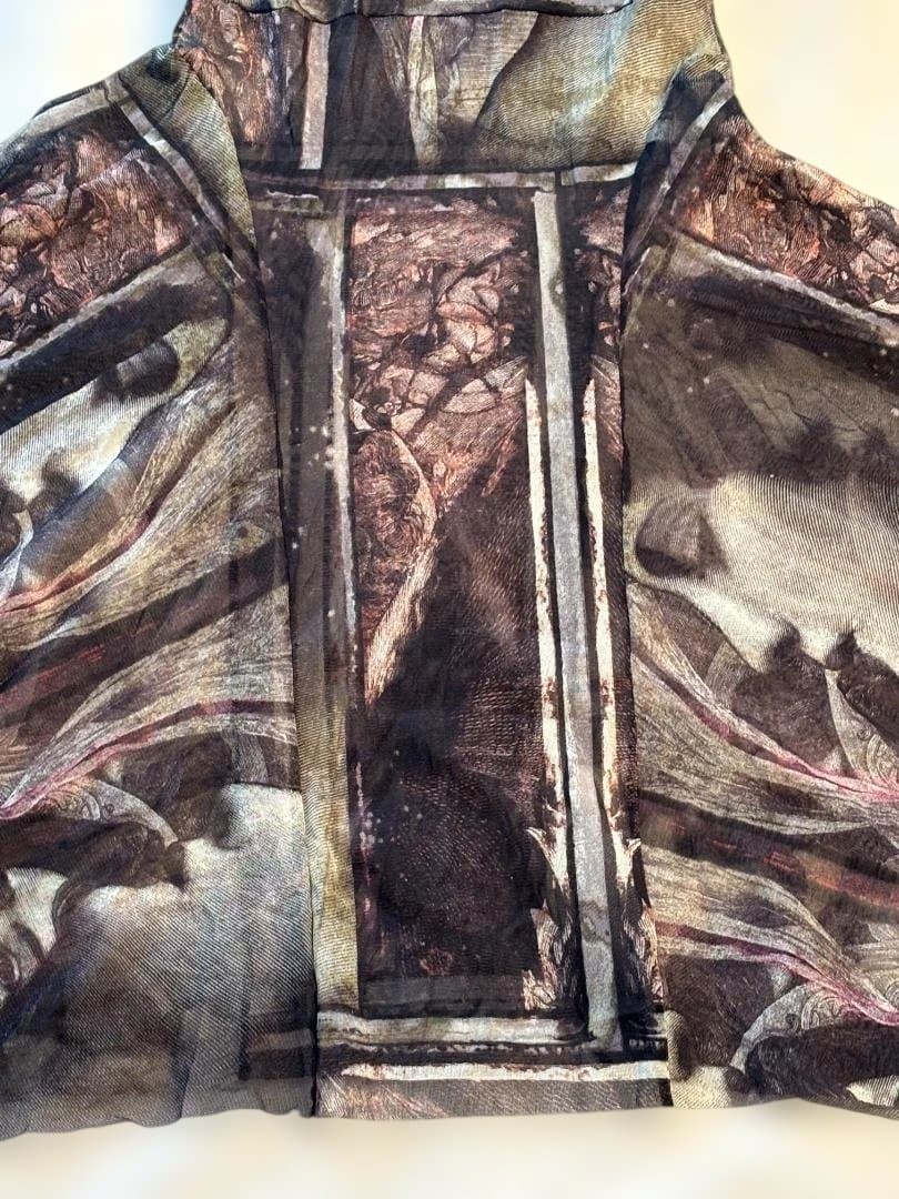 JeanPaul GAULTIER 総柄パワーネットワンピース&キャミソール