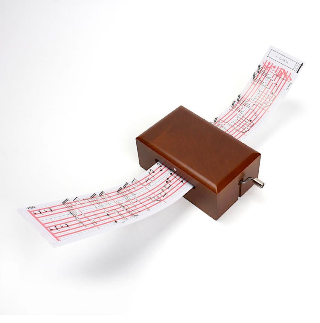 オルガニート20弁 手回しオルゴール カード5枚付き カード式 TDM-BOX