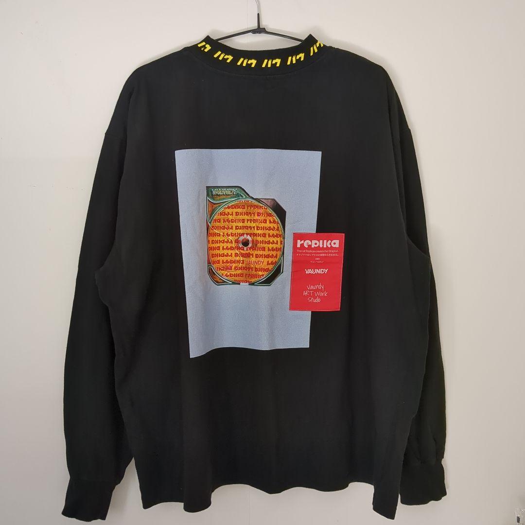 Amazon | Vaundy バウンディ replica ロンT 黒 XLサイズ | Tシャツ