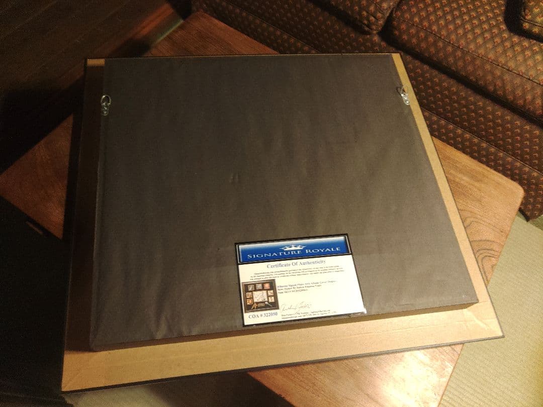 激レア Rihanna サイン入りアートフレーム リアーナ 希少 記念品