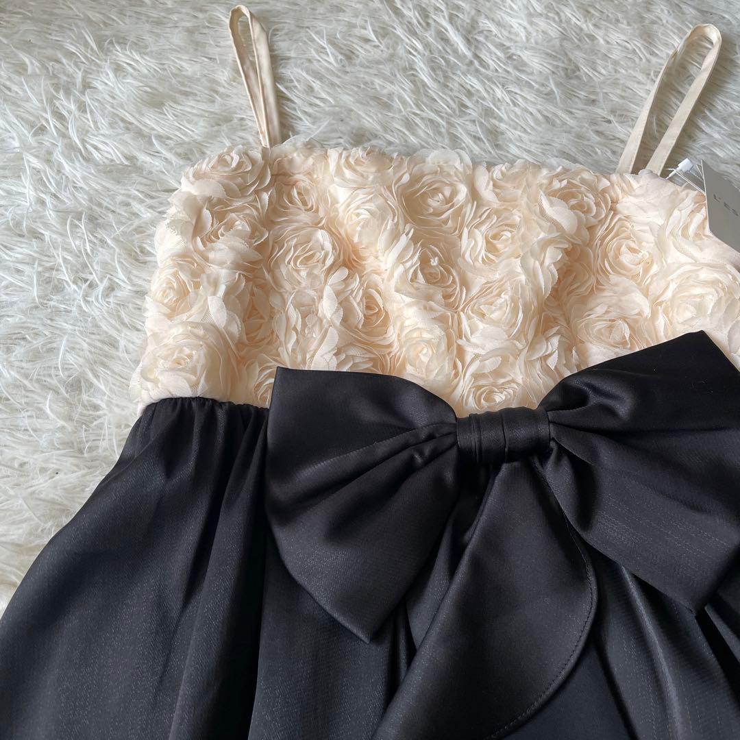 新品☆LEST ROSE モノトーンドレスワンピース 定価21,840円