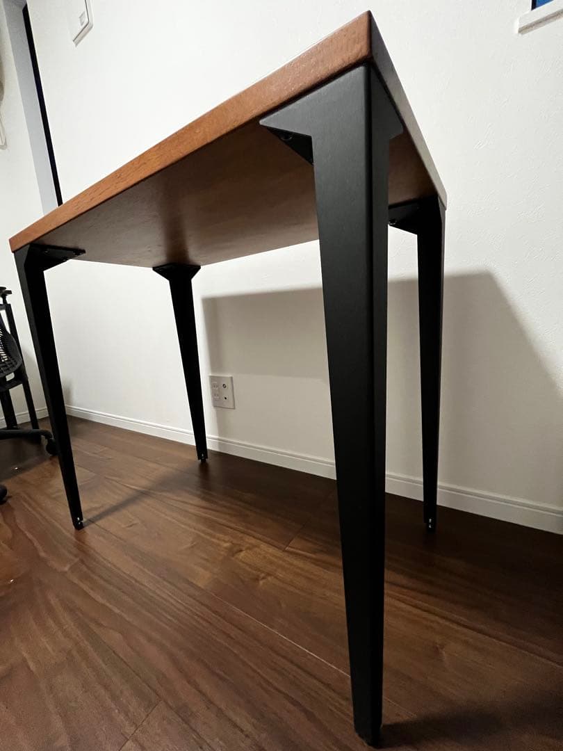 KANADEMONO / コンパクトデスク ラバーウッド ブラウン 80×45