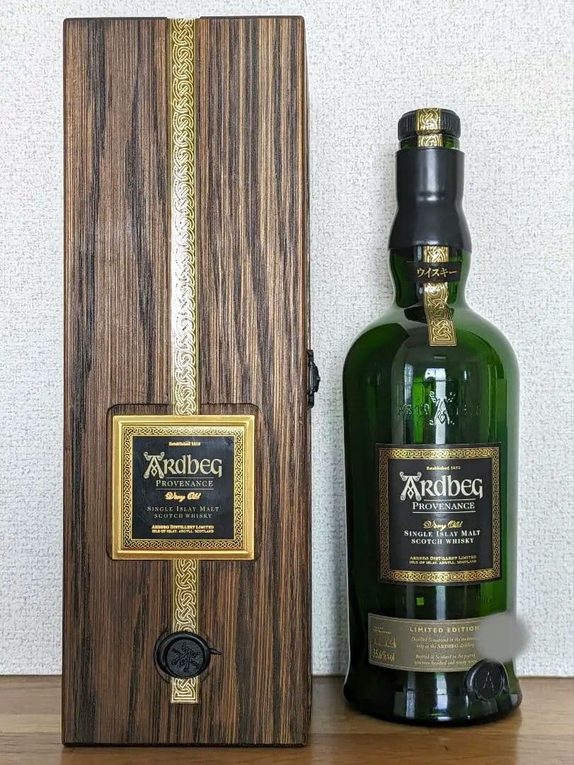 希少！ウイスキー空き瓶・木箱付き】アードベッグ プロヴナンス 1974