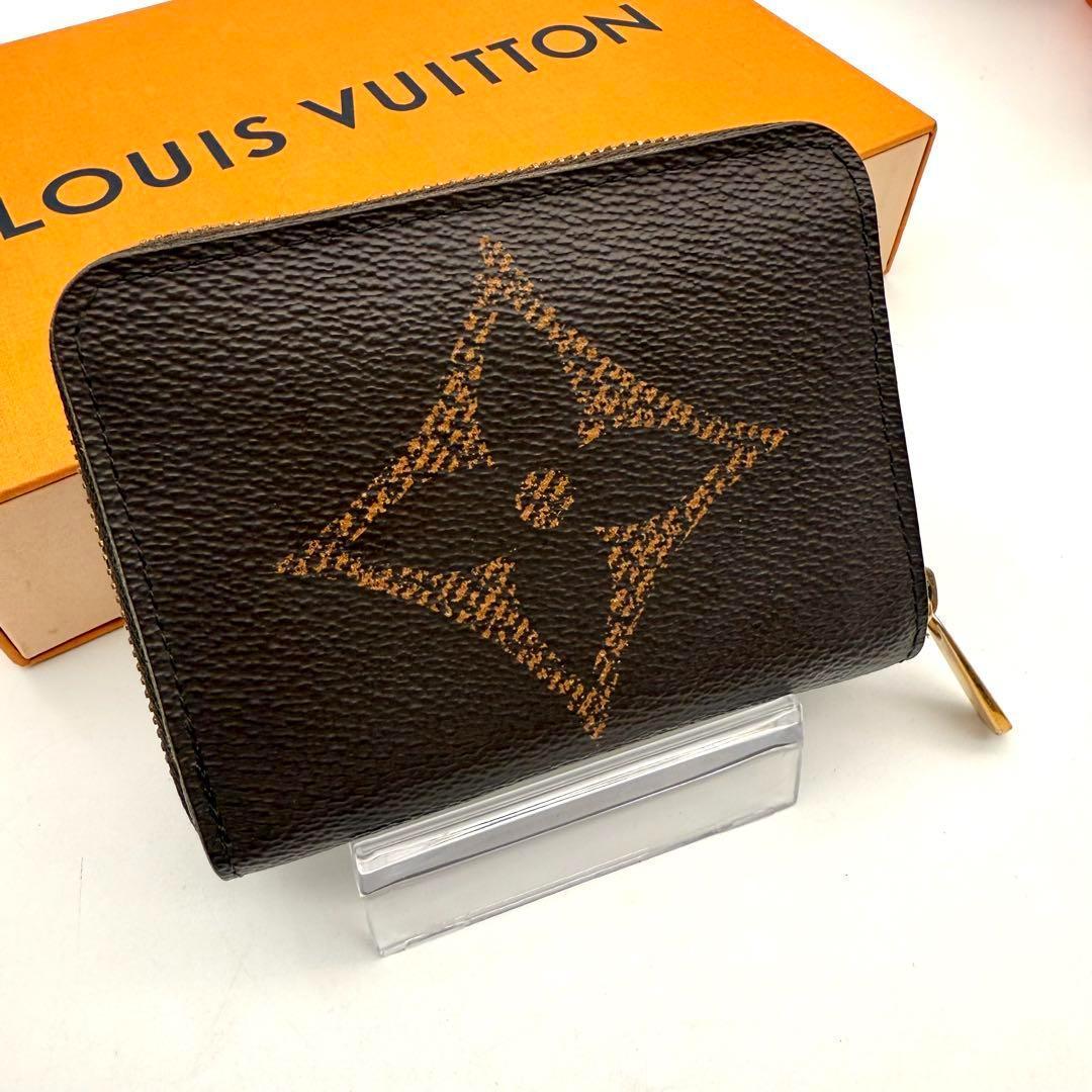 【使用感わずか】ジャイアント モノグラム ジッピーパース 小銭入れ