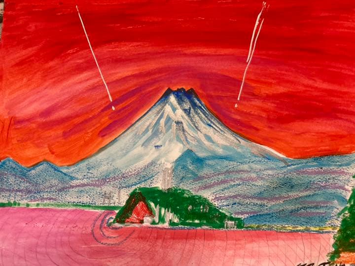 幻想絵画、空飛ぶ画家糸川裕志の水彩画アルバム 節約