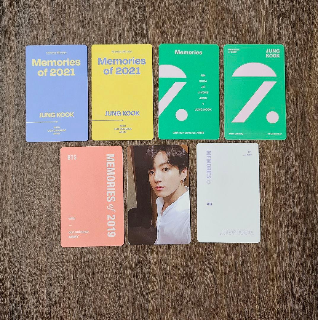 BTS ジョングク トレカ 2018-2021 photocards セット