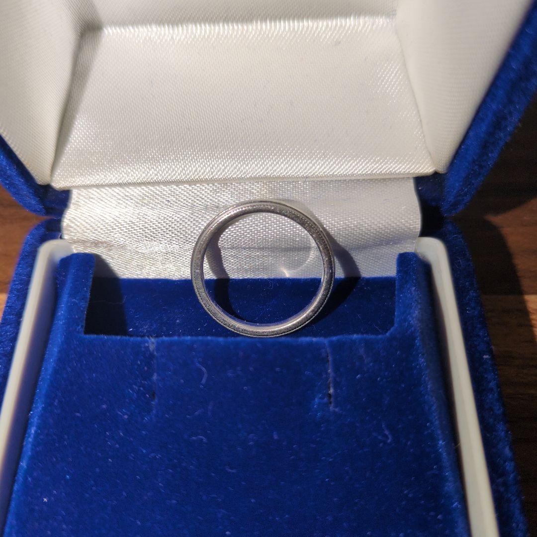 ティファニー　プラチナバンドリング