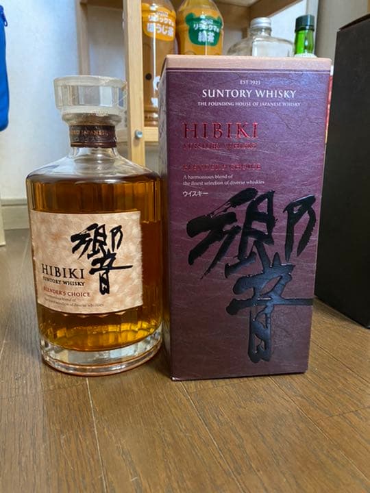 Hibiki 21年 ウイスキー 700mlの空き瓶 空き箱 Hibiki 21年 ウイスキー