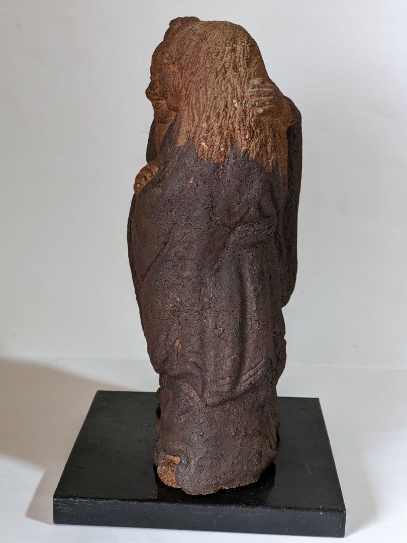 ⭐超希少！ 唐津焼 寒山拾得像 仏像 置物 仏教美術 遺品少数 古美術品 骨董品