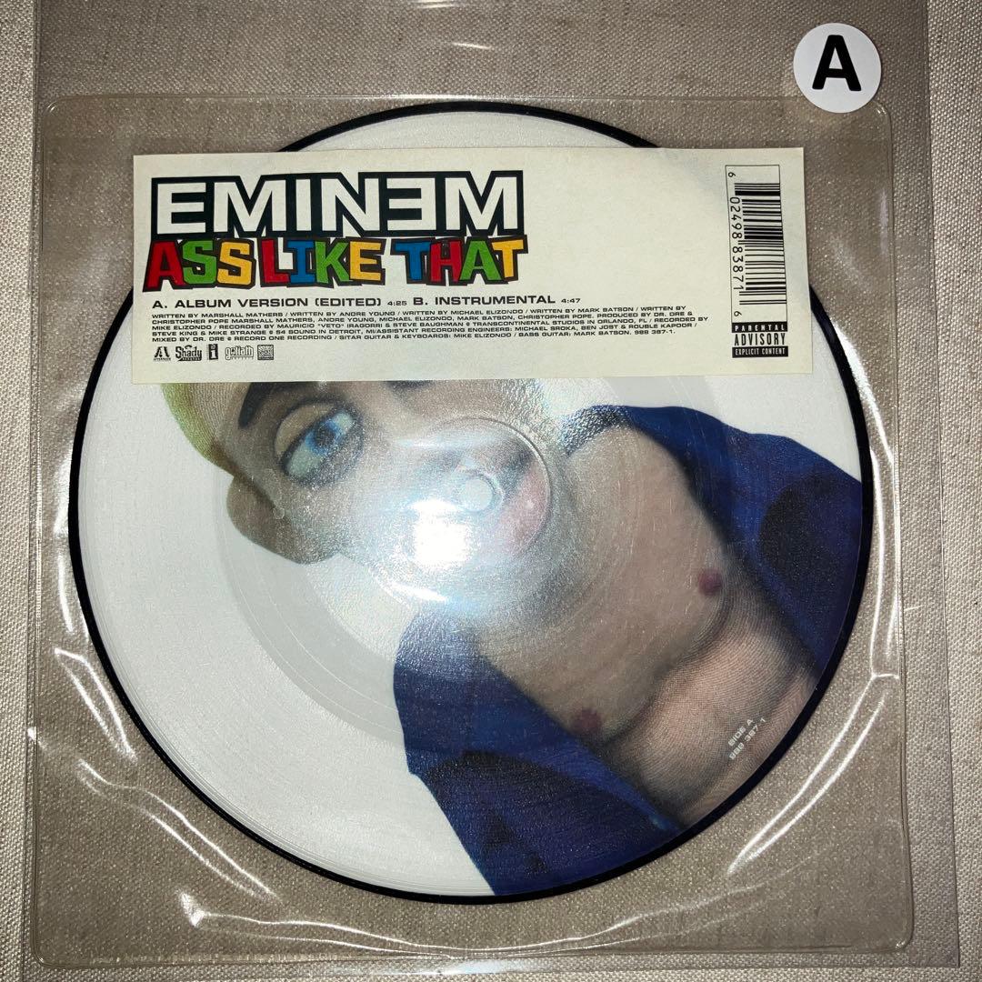 エミネム アスライクザット 7インチ アナログ ピクチャーレコード