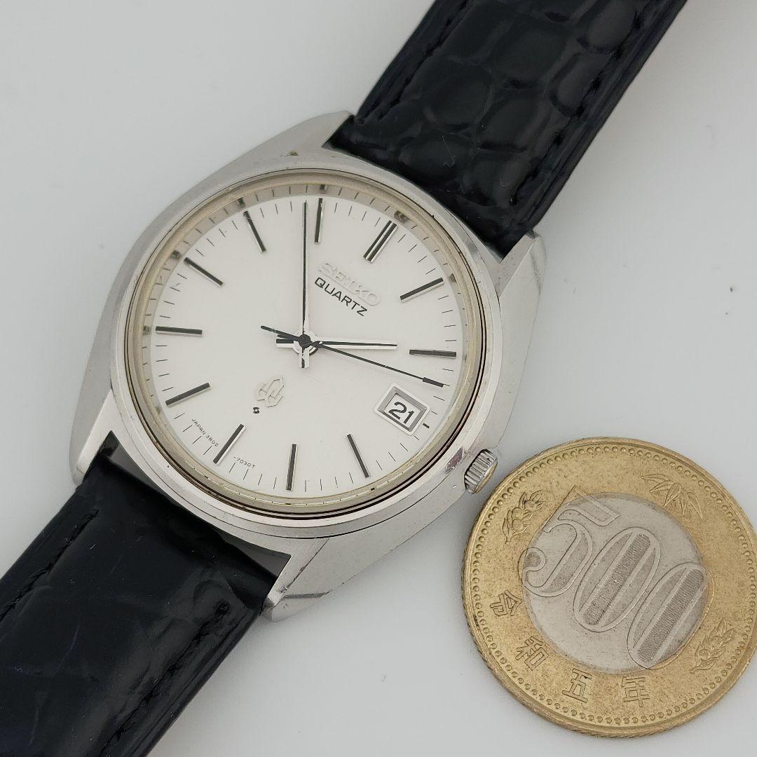 希少【稼働品】SEIKO クォーツ 腕時計 3803-7030 新品電池交換済