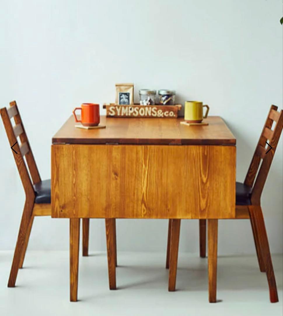 【値下げ】幅90～120cmエクステンション ダイニングテーブル