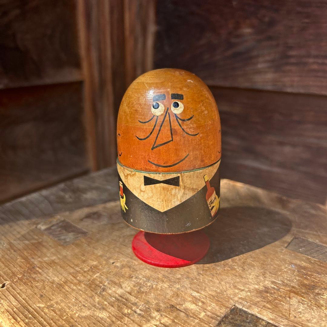 サントリー アンクルトリス 木製 爪楊枝入れ 昭和レトロ - メルカリ