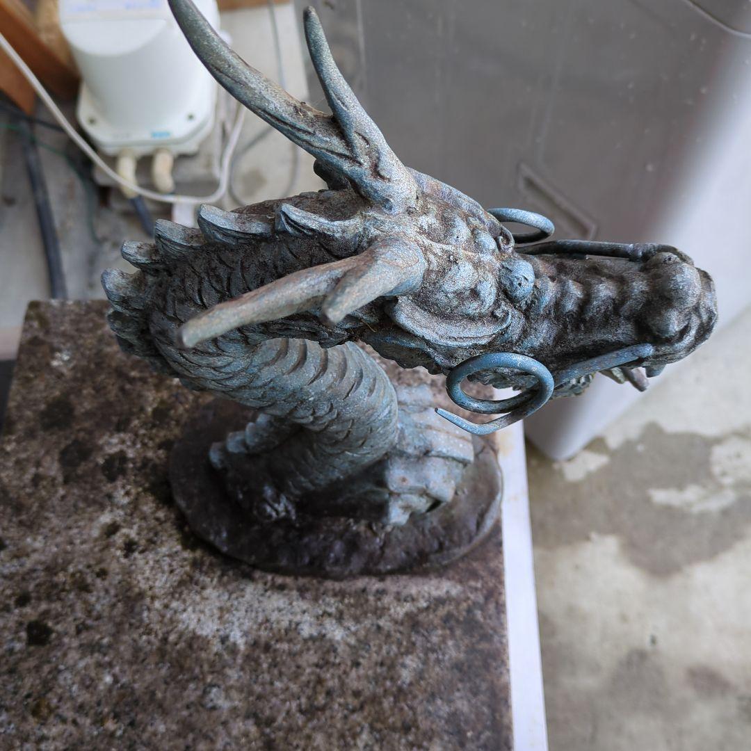 手水舎 龍神 龍の蛇口 真鍮製青銅色 龍の蛇口 水の神様 - メルカリ
