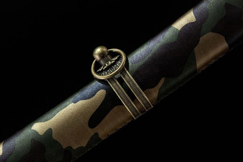 98式軍刀 迷彩 武具　刀装具　日本刀　模造刀 居合刀 武士道 手鍛造打 鋼刀