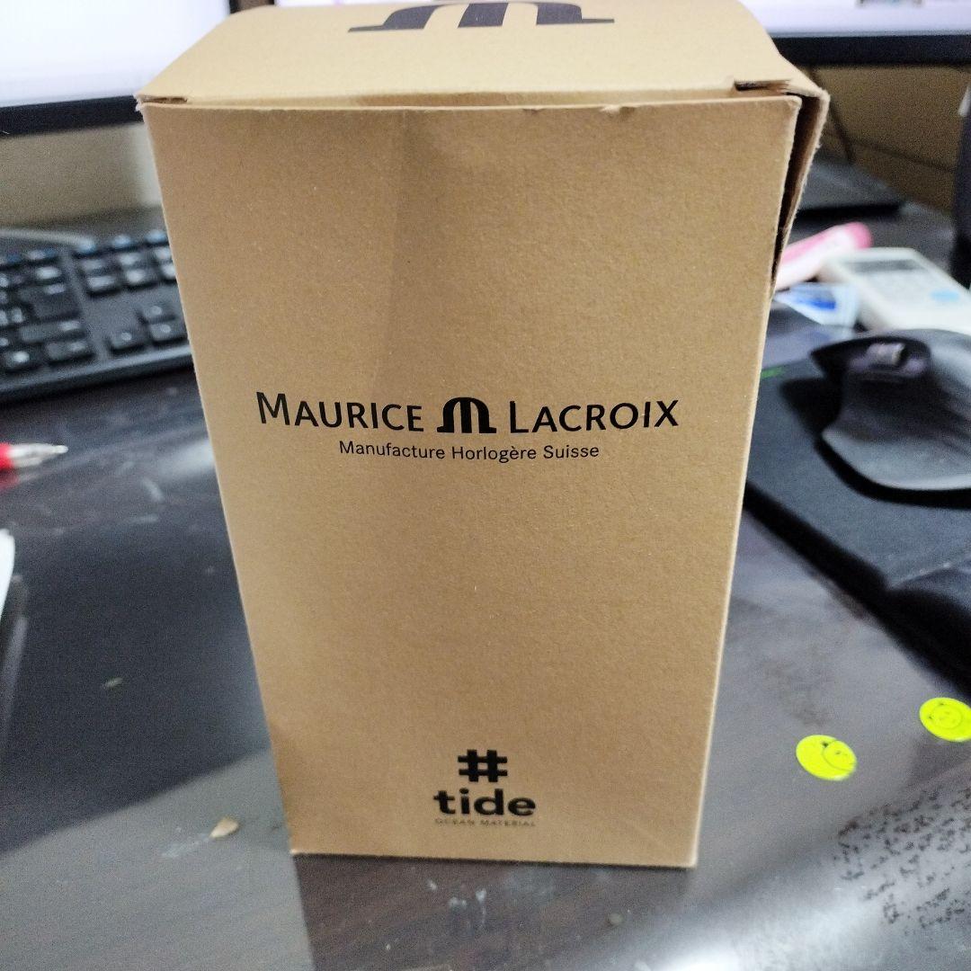 新品　Maurice Lacroix ブルー ラバーベルト 時計
