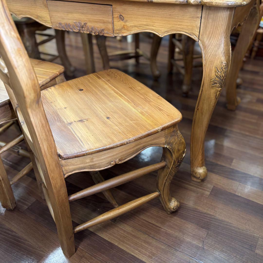 5点セット モンサンミッシェル ダイニングテーブル