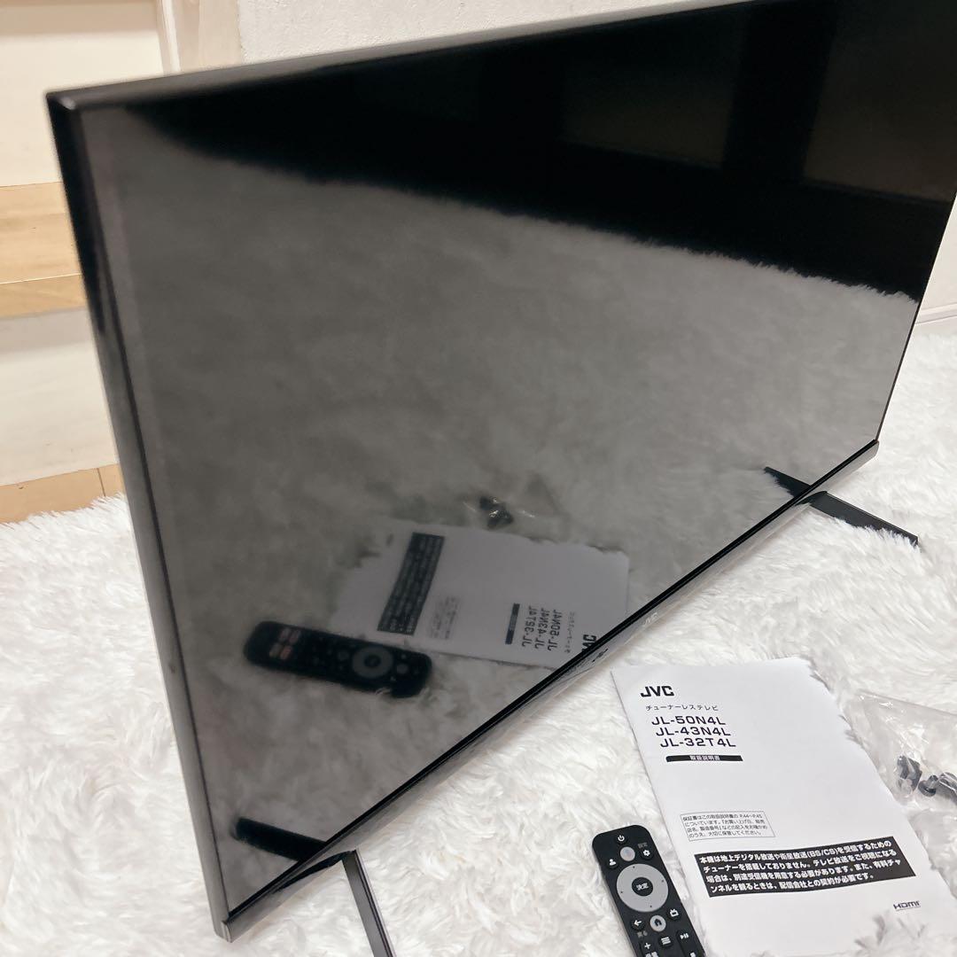 JVC 32V型 チューナーレステレビ GoogleTV JL-32T4L - メルカリ