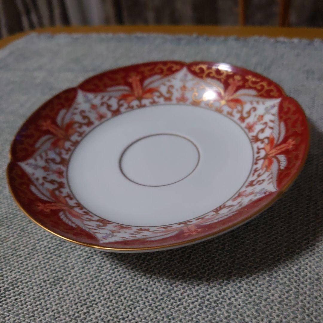 其泉 赤濃金彩唐草赤 カップとソーサーセット 有田焼 賞美堂 - メルカリ