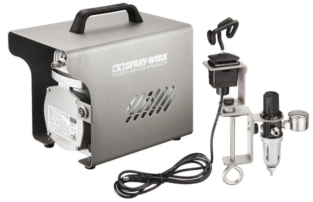 【新品未使用】タミヤ スプレーワーク パワーコンプレッサーNo. 74553 タミヤエアーブラシシステム スプレーワーク パワーコンプレッサー