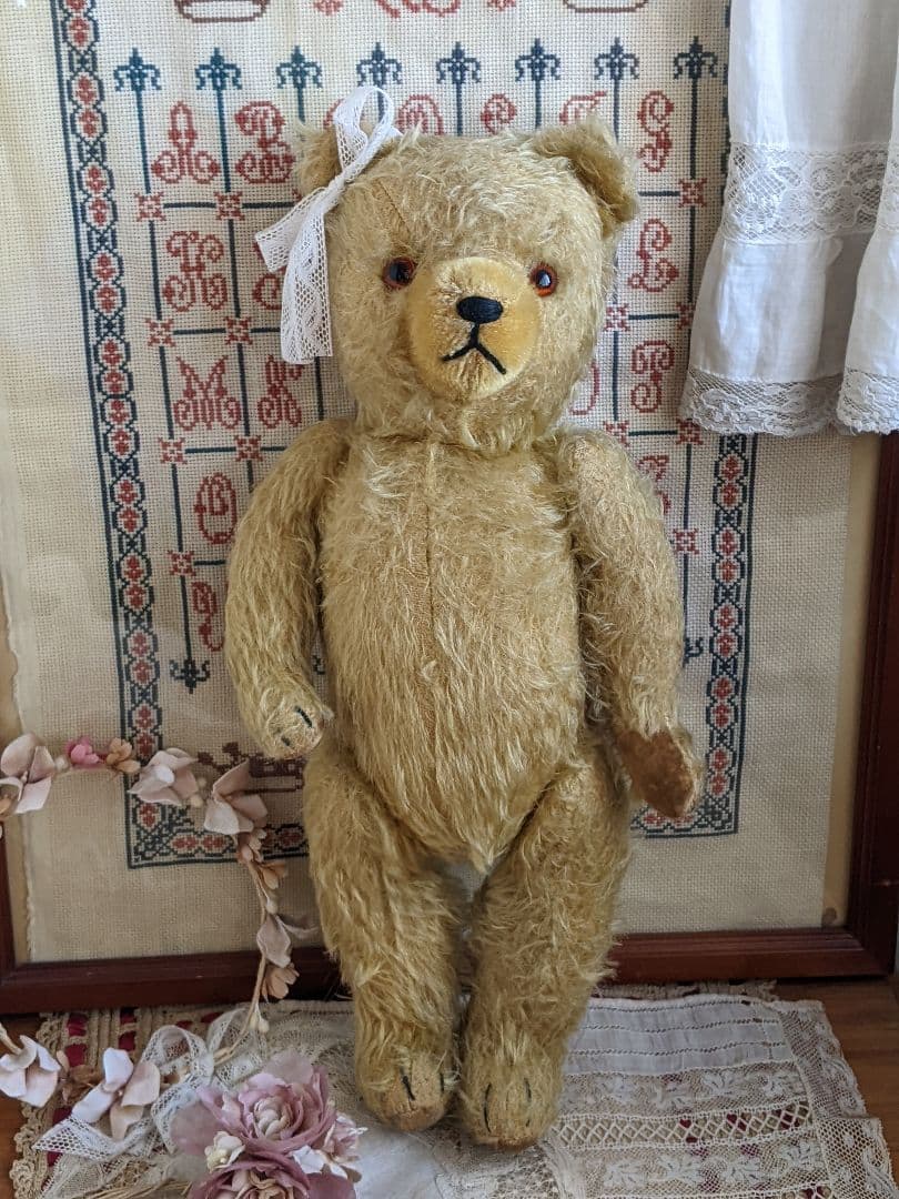 j】アンティークベア アンティークテディベア ハーマン - メルカリ