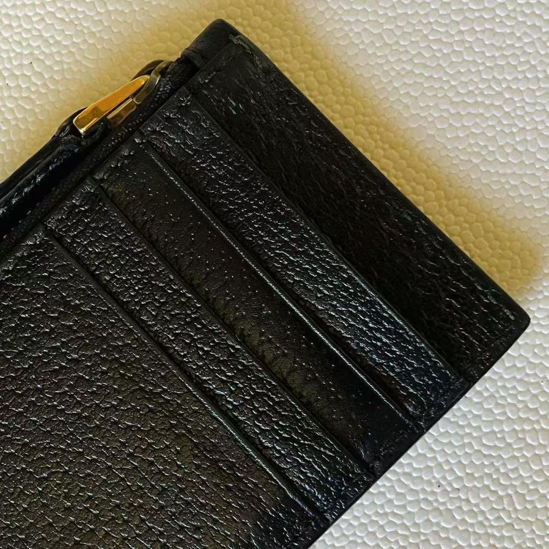 GUCCI ブラック シェリーライン &カードケース フラグメントケース❣️