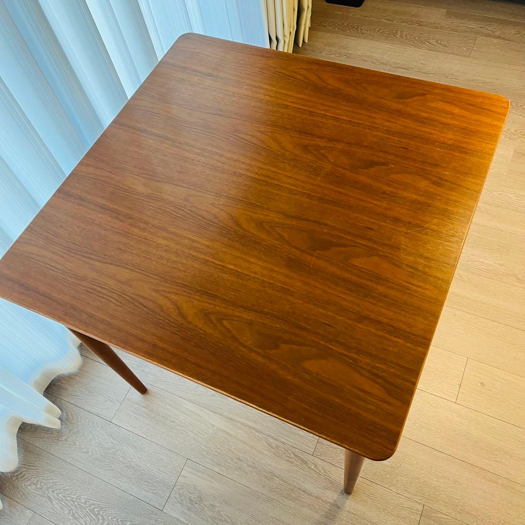 NOCE ブラウン 木製 正方形 ダイニングテーブル