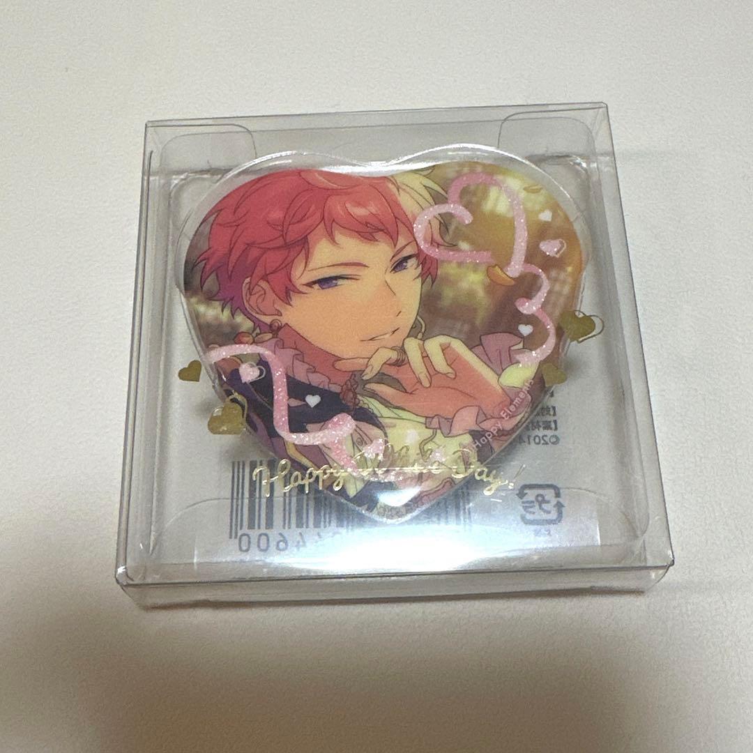 あんスタ 斎宮宗 ホワイトデーハート缶バッジ - メルカリ