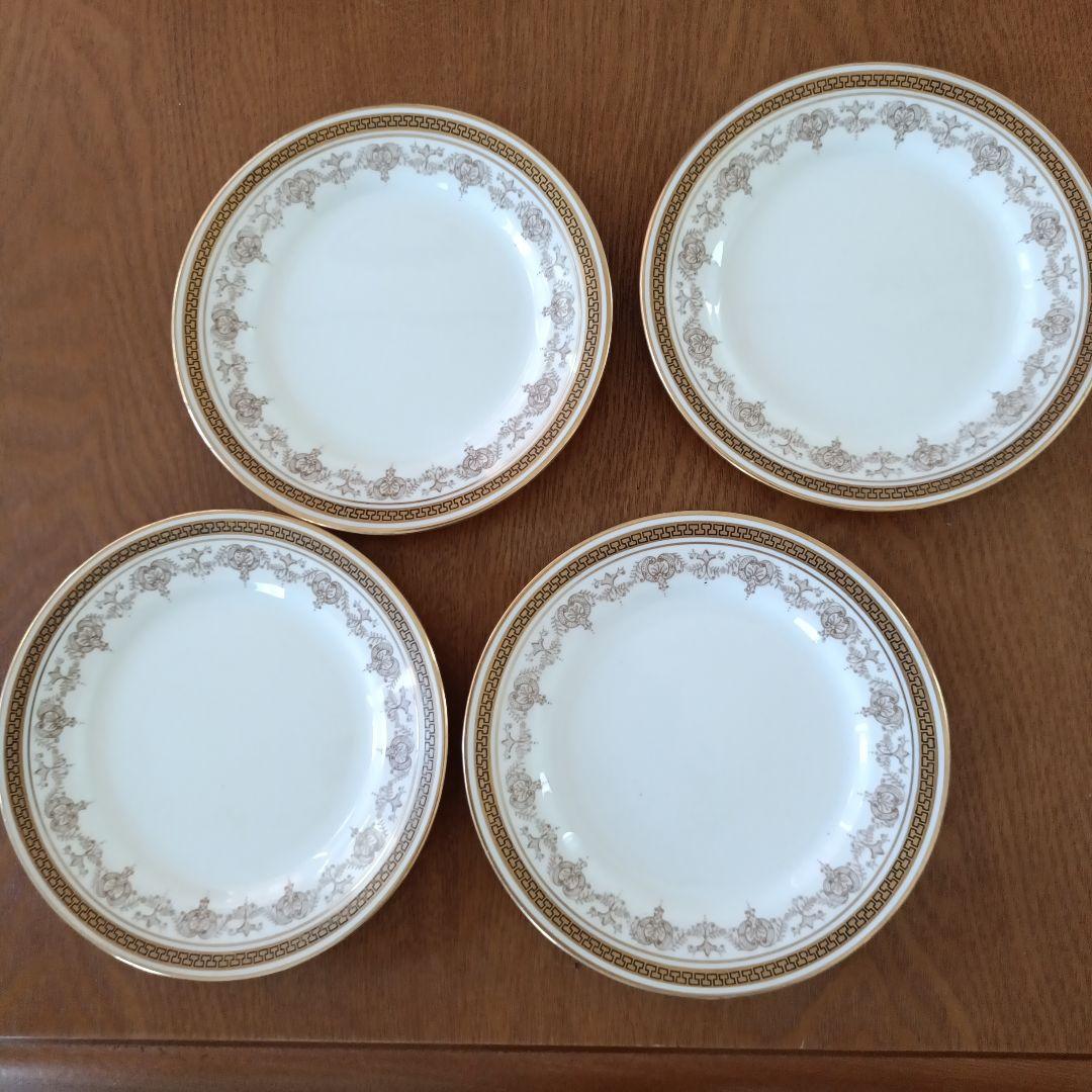 aynsleyアンティーク アフタヌーンティーセット 金縁 4人分