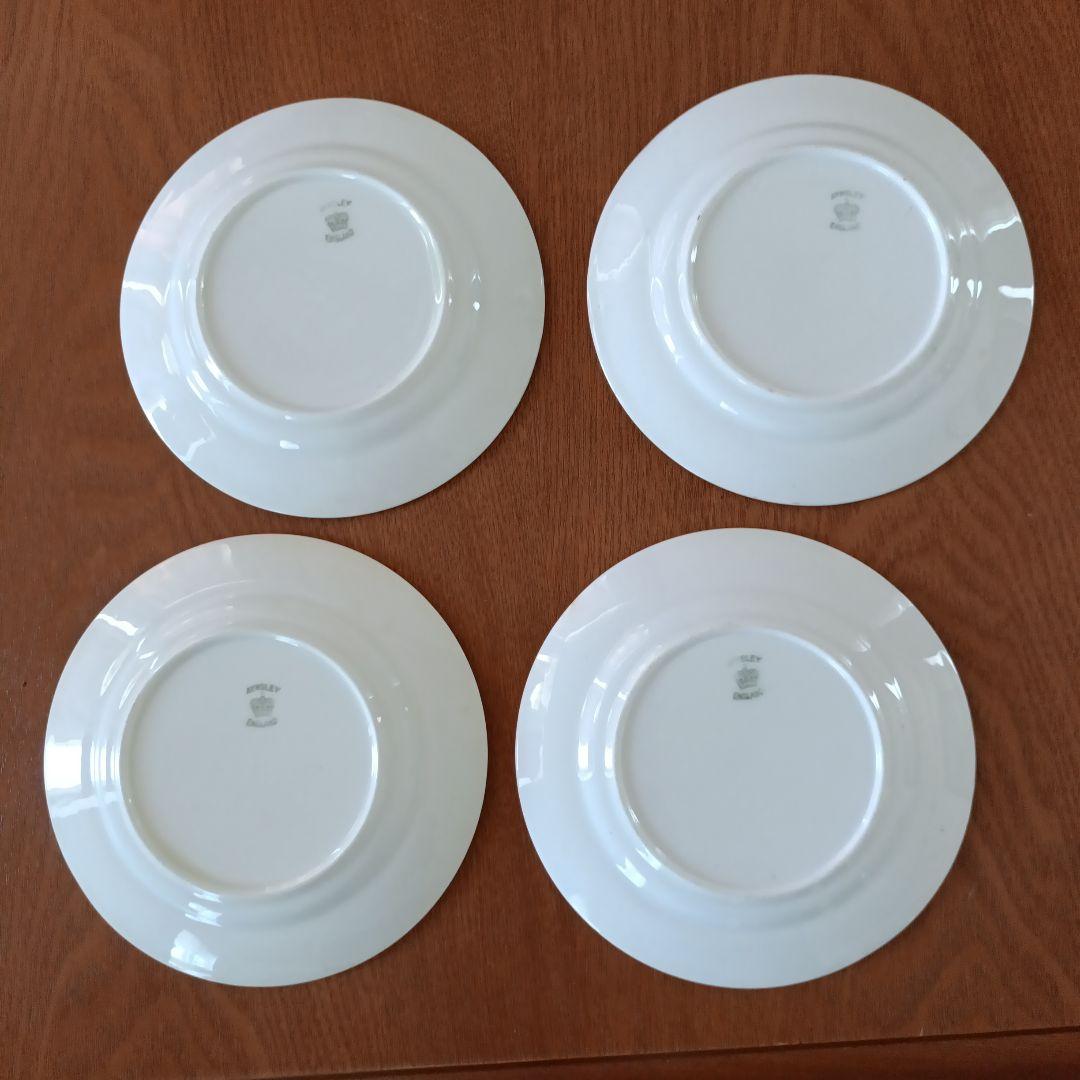 aynsleyアンティーク アフタヌーンティーセット 金縁 4人分