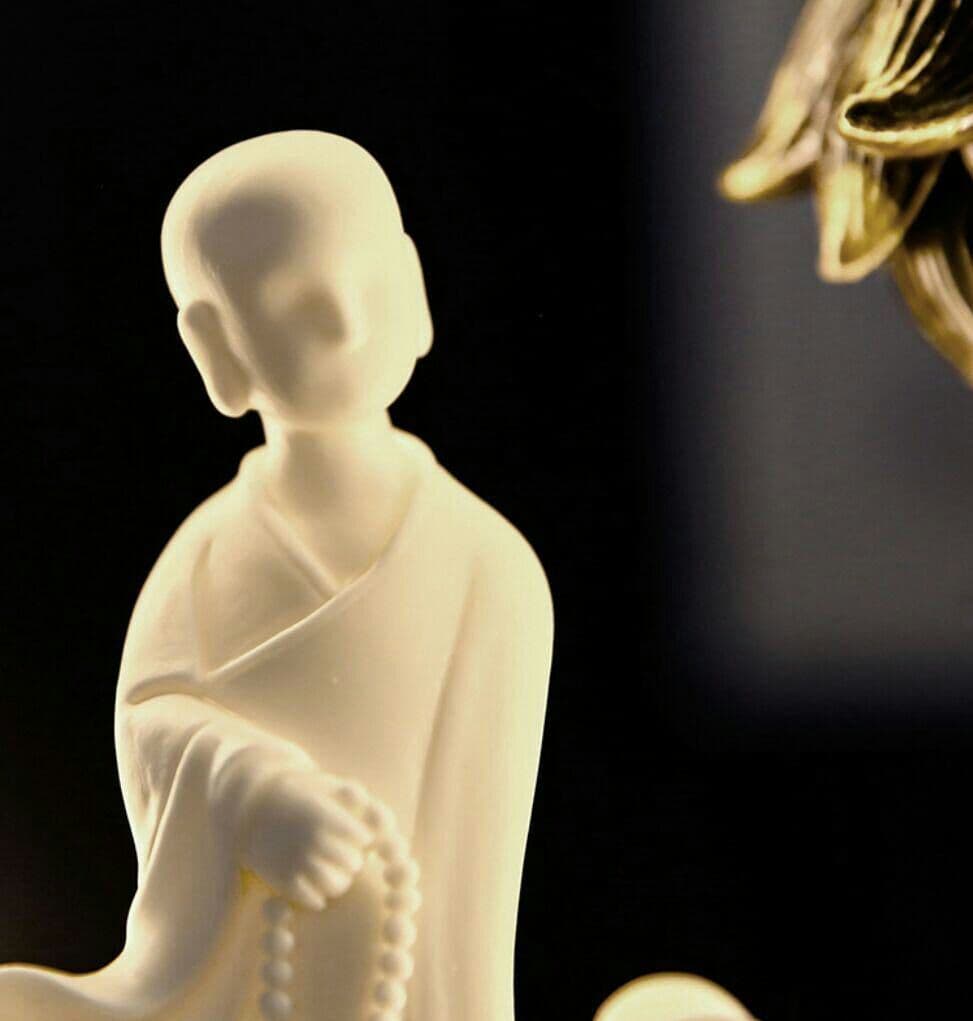 禅の意 加護を平安を保つ 陶磁器 仏手蓮の花香炉