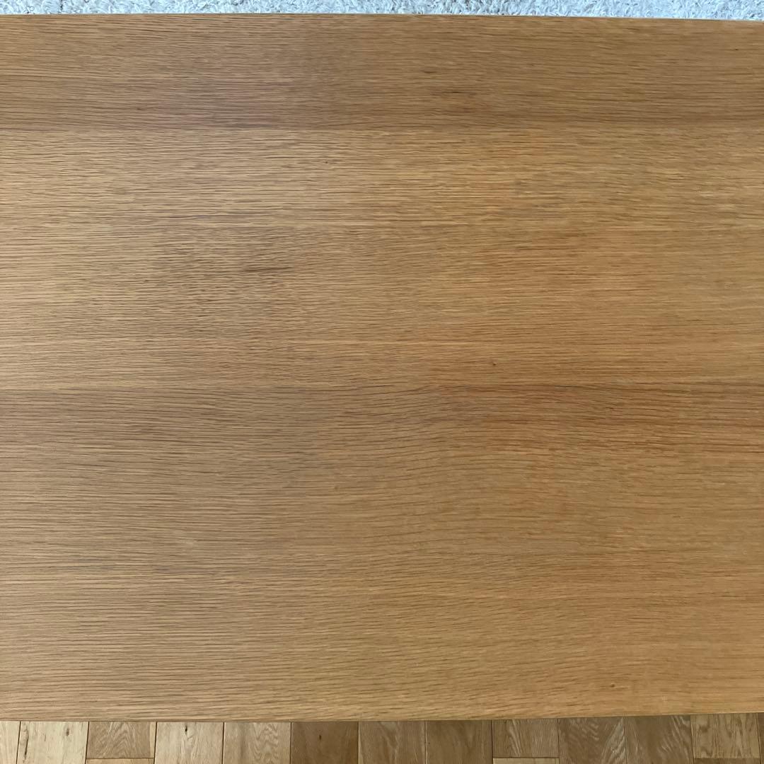 ラスカル様　無印良品　オーク材テーブル・丸脚・幅１５０ｃｍ幅　廃盤