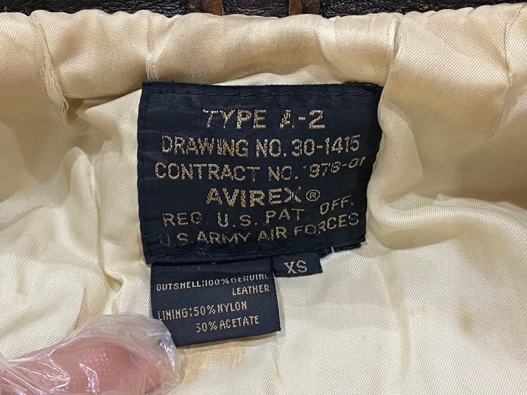 d*3様 希少 アヴィレックス レザージャケット ピンナップガール 90s ビン