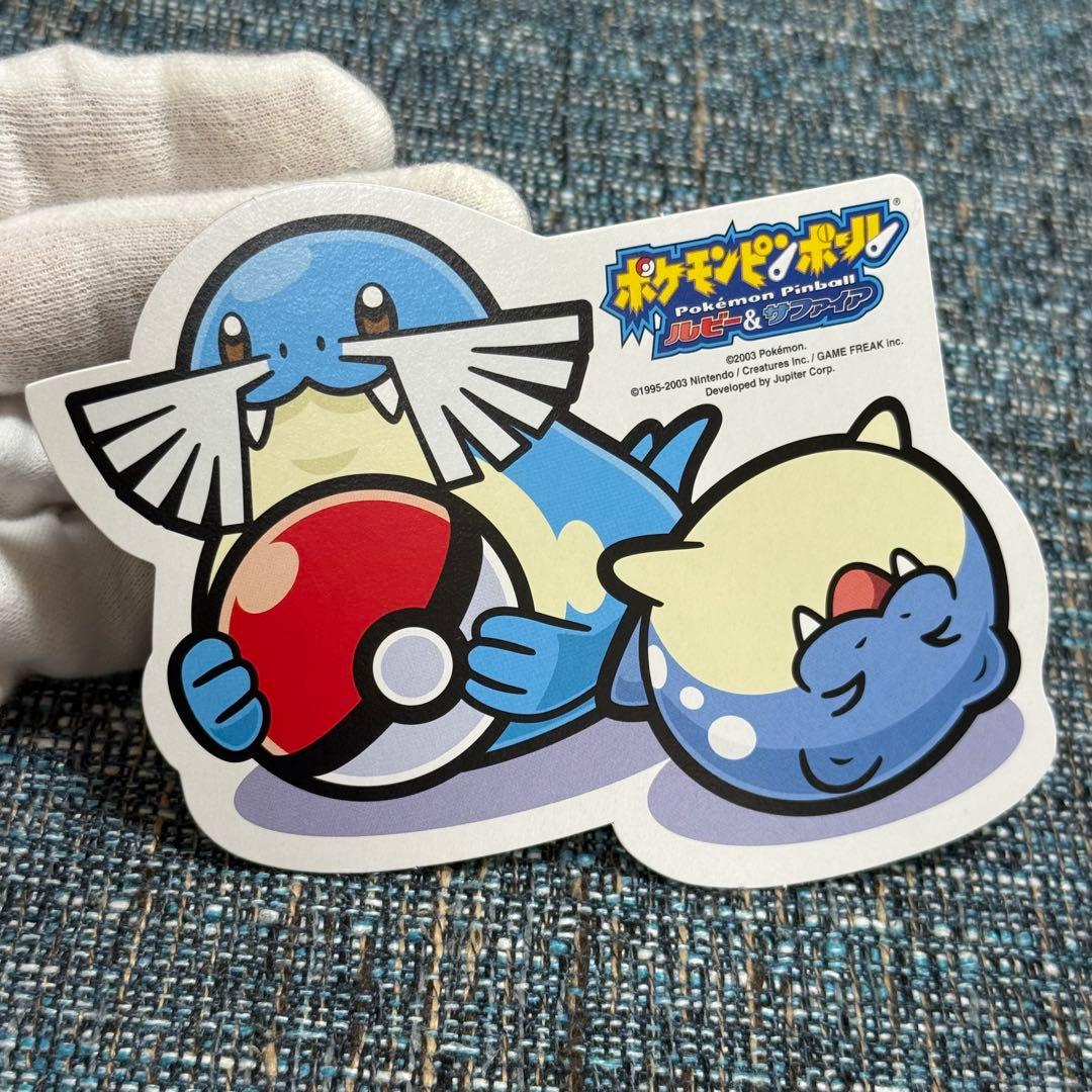 【希少☆美品】ポケモン ピンボール ルビー＆サファイア 店頭販促用POP