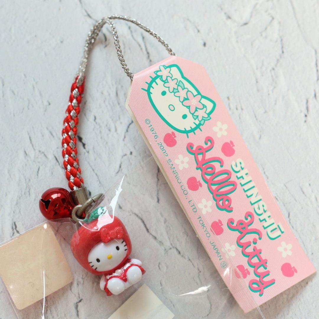 ご当地キティ 根付 信州限定 りんご 廃盤 希少 2002年 未開封 入手困難