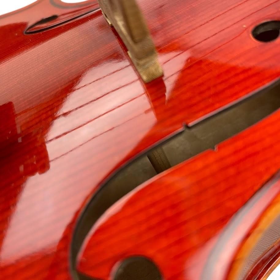 極美品●鈴木バイオリン● No.330 1/2 2008年製 極艶虎杢 上位