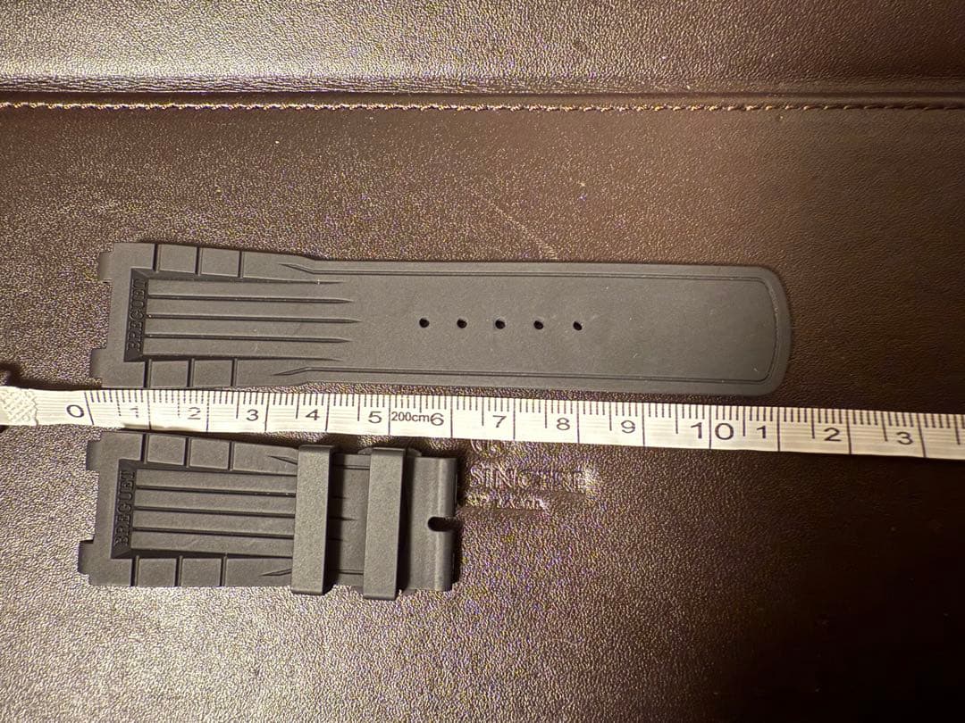 Breguet ブレゲ 5527 ブラック　ショートサイズ　ラバーベルト　バンド