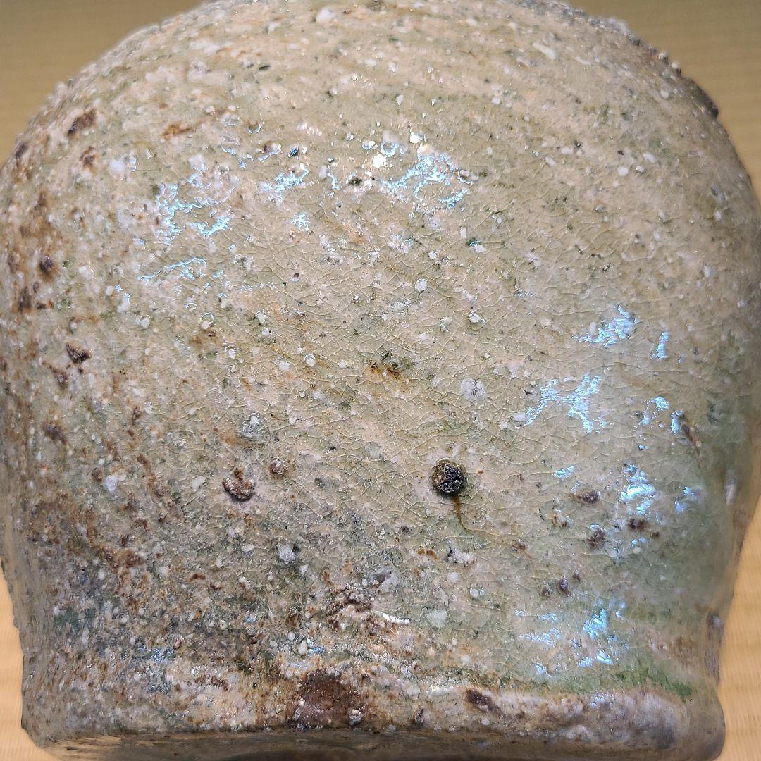 信楽焼 古谷和也作 蹲壷 高さ7.5寸（約23cm） 共箱 本物保証