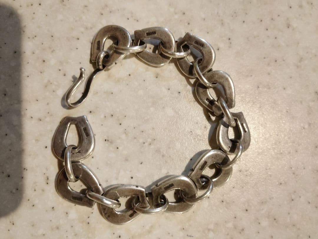 す*し様 総重量　47.8g　DRY BONES オールシルバーオールドホースシ