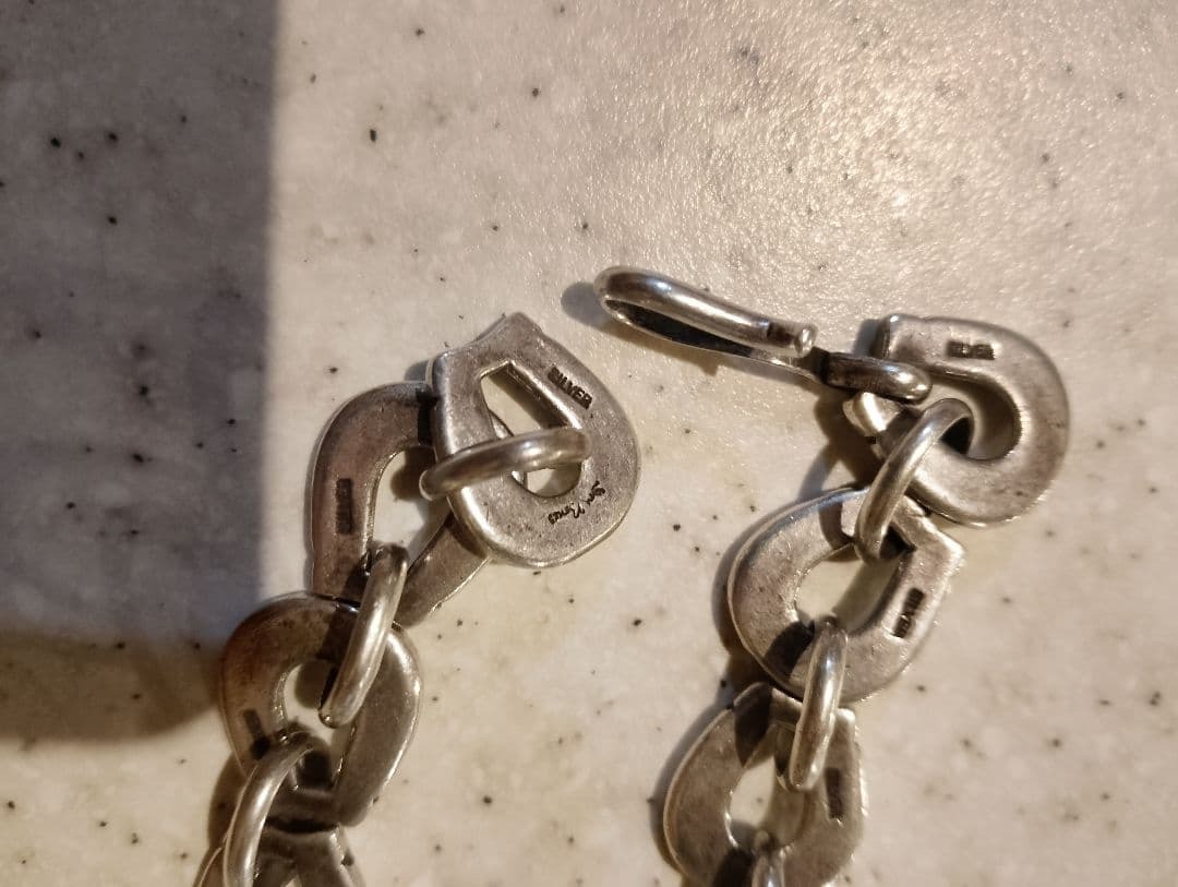 す*し様 総重量　47.8g　DRY BONES オールシルバーオールドホースシ