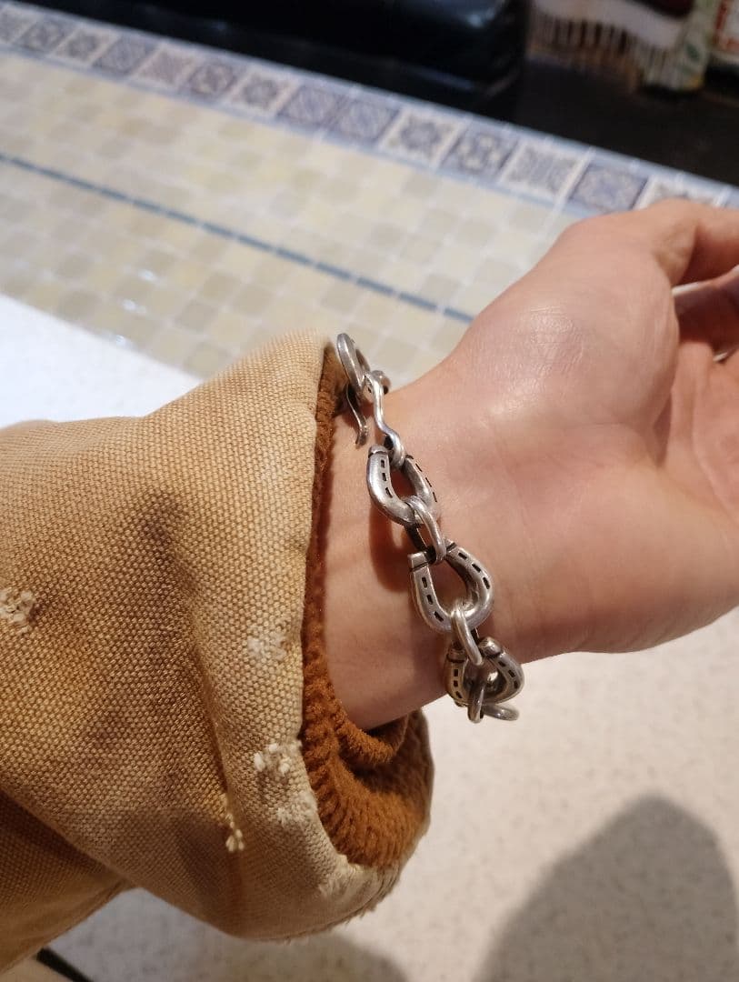 す*し様 総重量　47.8g　DRY BONES オールシルバーオールドホースシ