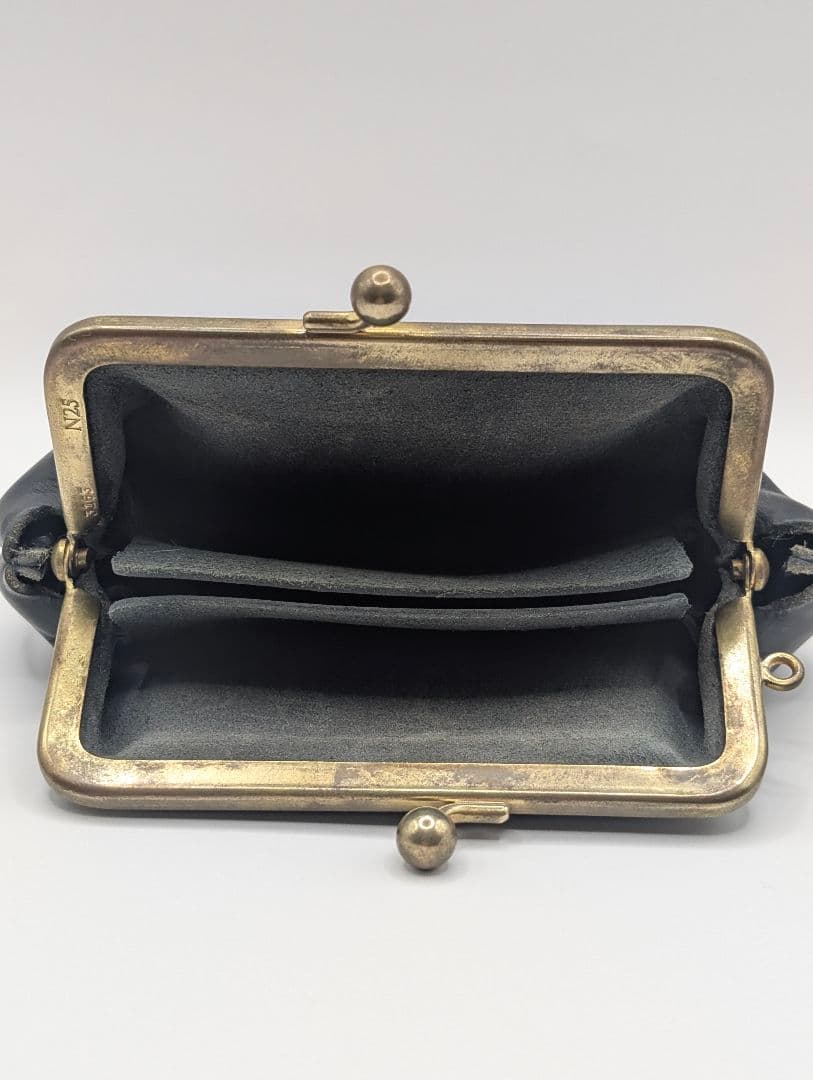 N25 がま口財布　Mサイズ　ブラック